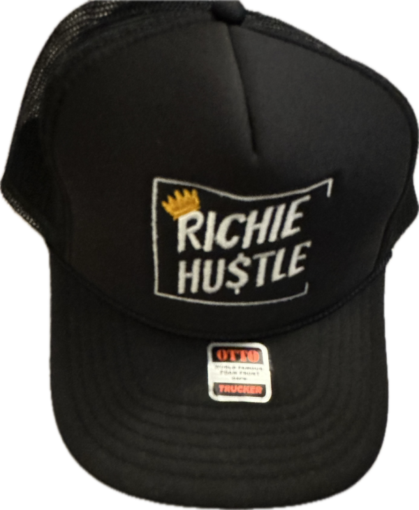 Richie Hustle Boxed Logo Trucker Hat