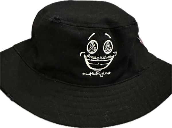 Cassius Black Bucket Hat